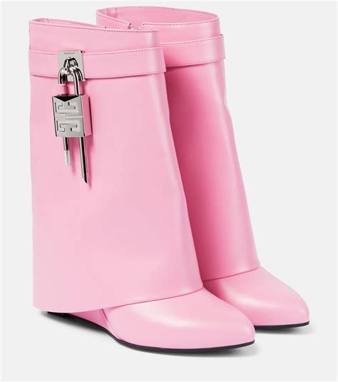 pink Givenchy shark boots